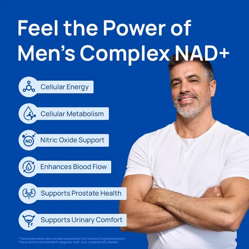 Vista 2 de Selerb Suplementos NAD+ para hombres y complejo de magnesio 18 en 1: energía celular, músculo, sueño y apoyo óseo con óxido nítrico, resveratrol