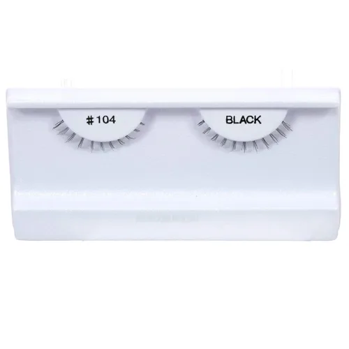 Vista 20 de 100 pares de pestañas postizas 100% cabello humano negro natural #412