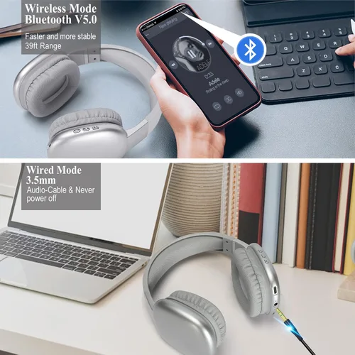 Vista 5 de Gaming Headphones Compatible with Meta Quest 2 Headset Increase VR Immersion - VR Headphones with Custom Length Cable, Optimized Gaming Audio