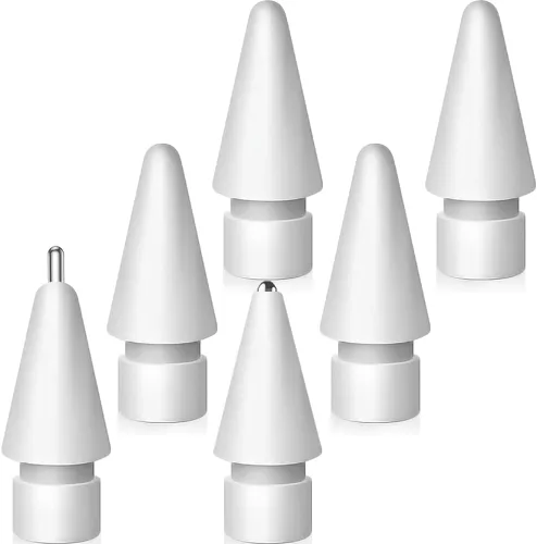 Vista 11 de SIXFU Metal Ballpoint Tips Compatible with Apple Pencil Tip, Durable Tips Compatible with Apple Pencil Pro/USB-C/ 1st/ 2nd Generation, Accessories