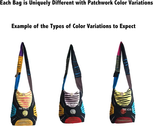 Vista 3 de Bolsos hobo para mujer, bolso hippie, bolsos de hombro para mujer, bolsos bohemios para mujer, bolsos hippie para mujer, bolsos cruzados para mujer