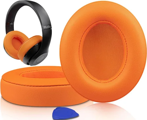 Vista 12 de SoloWIT Almohadillas de repuesto para auriculares Beats Studio 2 y Studio 3 con cable/inalámbricos sobre la oreja, almohadillas para los oídos