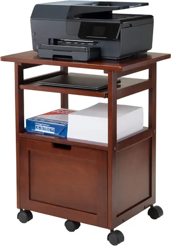 Vista 8 de Winsome Wood carro/soporte para impresora con espacio para teclado