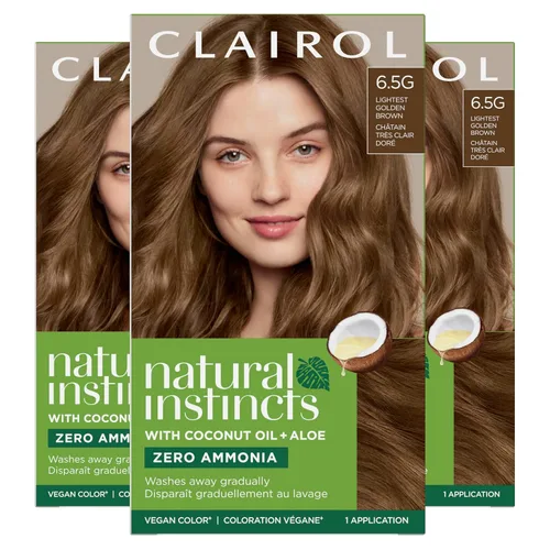 Vista 64 de Clairol Natural Instincts - Tinte semipermanente para el cabello, color negro 2, paquete de 1 unidad