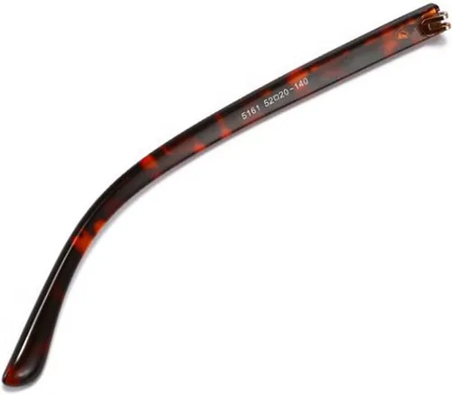Vista 2 de Brazo de repuesto para gafas, 1 par de lentes de plástico para lentes de sol, color estampado de leopardo