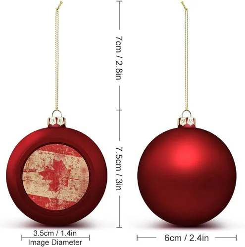 Vista 263 de Boobs Funny Shatterproof Matte Christmas Balls for Tree Wreath Home Decor 1PCS