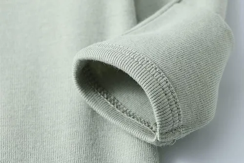 Vista 4 de O2 Baby - Pijama tipo mameluco para niñas y niños bebé, de algodón orgánico con cierre de cremallera frontal y pies