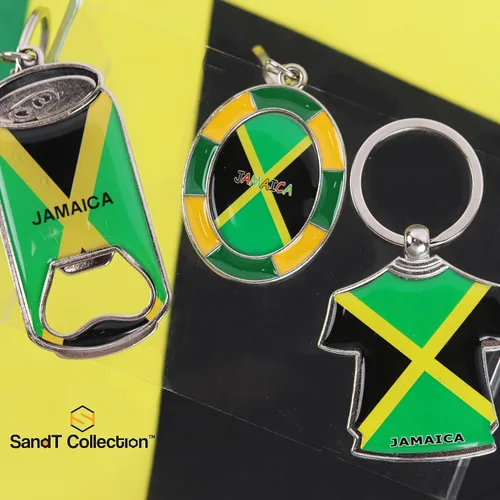 Vista 3 de Jamaica - Llavero abridor de botellas de cerveza - Set de 3 - Lata