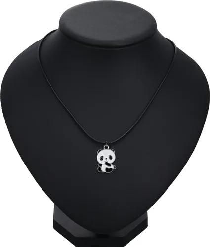 Vista 3 de Collar de panda, precioso panda llavero panda pulsera panda joyería