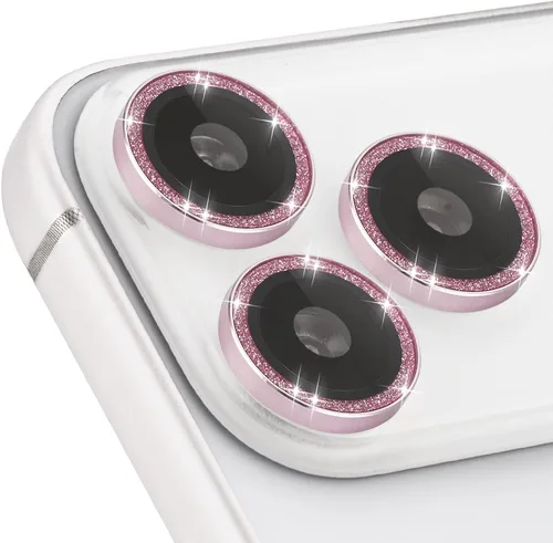 Vista 35 de Protector de Lente de Cámara para iPhone 17 Pro/17 Pro Max, Protector de Cámara de Vidrio Templado Individual con Bandeja de Instalación Compatible