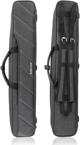 Vista 11 de KONLLEN Pool Cue Case 3x4 Oxford Pool Stick Case Holds 3 Butts and 4 Shafts Billiard Sitck Large Capacity Carrying Cases with Multi-Pocket Pool Cue