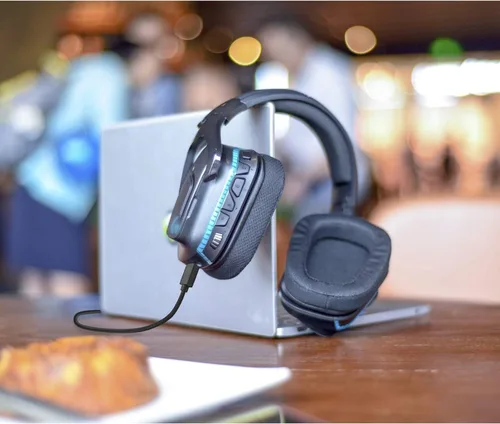 Vista 4 de weishan Cable de audio micro USB de repuesto para auriculares Logitech G633 G933 para carga o trenzado auxiliar de 6 pies