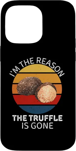 Vista 21 de Vintage I'm The Reason Truffle is Gone Food Lover Case for iPhone 16