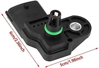 Vista 6 de LOGEA Interruptor del sensor de presión Mapa Colector de presión de aire Turbo Boost Sensor Compatible con Opel Fiat Compatible con Zafira Bosch