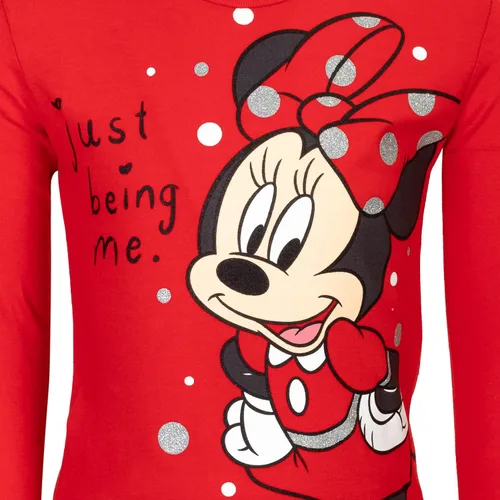 Vista 5 de Disney Minnie Mouse - Conjunto de 3 piezas con capucha de forro polar y leggings para niños grandes