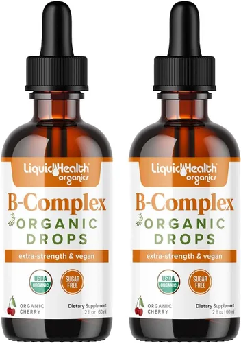 Vista 6 de LIQUIDHEALTH USDA - Gotas de complejo orgánico de vitamina B para hombres y mujeres, energía natural, enfoque mejorado, memoria y estado de ánimo