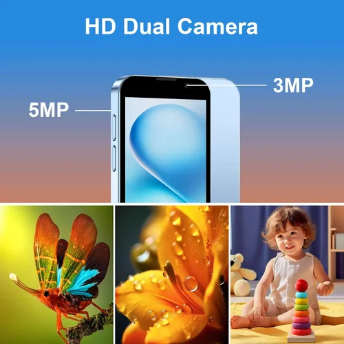 Vista 7 de Mini Teléfono Desbloqueado El Más Pequeño del Mundo con Pantalla Táctil HD de 3.0" Mini Teléfono Inteligente Android Móvil Compacto para Niños