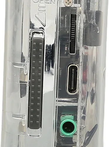 Vista 8 de Zyyini Reproductor de cassette portátil, reproductor de cinta de cassette compacto, función de marcha atrás automática, con conector