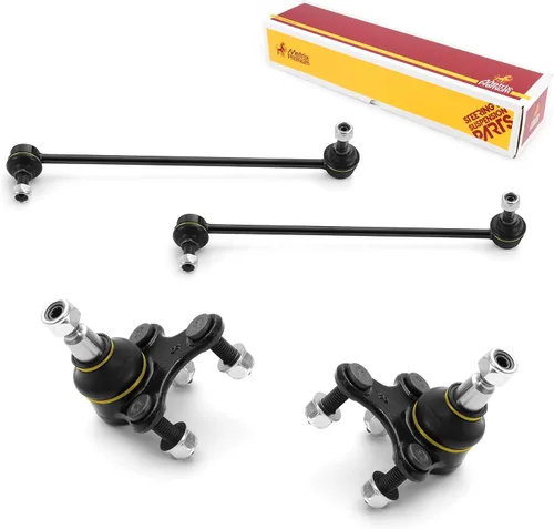 Vista 135 de Metrix Premium Chassis Parts - Juego de 4 piezas de articulación de rótula superior y barra estabilizadora delantera para Ford Ranger RWD 1998-2011