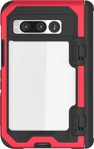 Vista 28 de Ghostek Atomic - Funda delgada transparente, parachoques de aluminio, protección resistente a prueba de golpes para Google Pixel 7 (6.3 pulgadas)