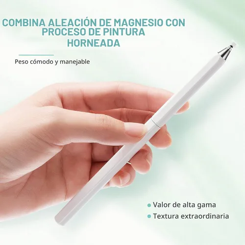 Vista 5 de Lápiz capacitivo para pantalla táctil, lápiz universal de alta sensibilidad y precisión con punta de disco capacitiva para Apple