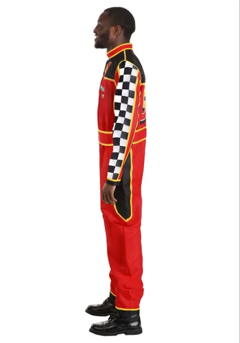 Vista 7 de Disfraz adulto de uniforme de equipo de boxes de Cars de Disney y Pixar Multicolor
