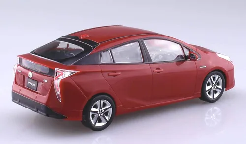 Vista 2 de Aoshima 54178 Toyota Prius (Emotional Red) escala 1/32 prepintado
