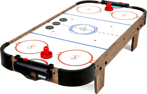 Vista 7 de GoSports Juego de hockey de aire de mesa de 40 pulgadas para niños - negro