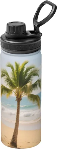 Vista 13 de Anglerfish Insulated Stainless Steel Kettle Print Funny Water Bottle Insulated Ideal for Sports and Travel