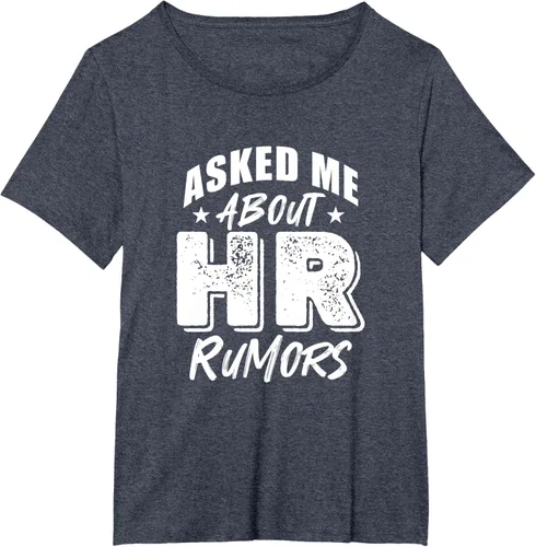 Vista 16 de Pregúntame sobre Rumores de RRHH Camiseta, Negro