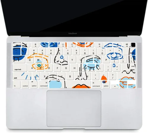 Vista 5 de Funda compatible con MacBook Pro de 13 pulgadas con CD-ROM (Modelo: A1278, versión antigua 2012 2011 2010 2009 2008), carcasa rígida de plástico Cara