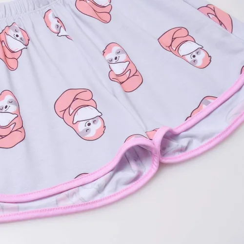 Vista 6 de CHILDRENSTAR Conjuntos de pijama para niñas y niños, pijamas de verano de algodón de manga corta