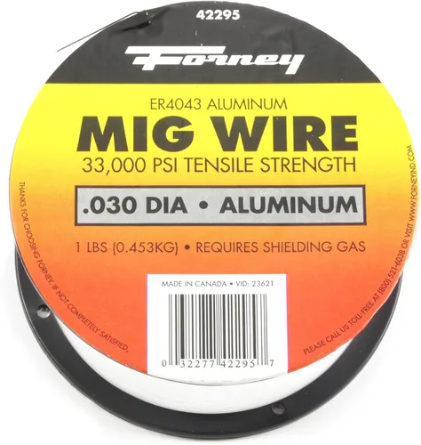 Vista 3 de Forney 42295 Mig Alambre, aleación de aluminio ER4043, diámetro .030, carrete de 1 libra