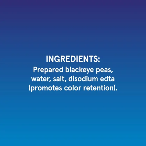 Vista 3 de BUSH'S BEST Guisantes Blackeye enlatados de 15.8 onzas, fuente de proteína y fibra a base de plantas, bajo en grasa, sin gluten, (paquete de 12)