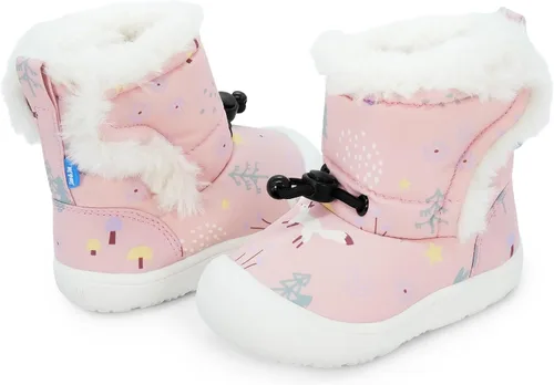 Vista 6 de JAN & JUL Botas de invierno resistentes al agua para niños pequeños y bebés