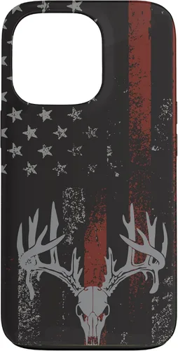 Vista 10 de Funda para iPhone 16 con la bandera americana de cola blanca ciervo Buck Hunting USA FLAG Hunter