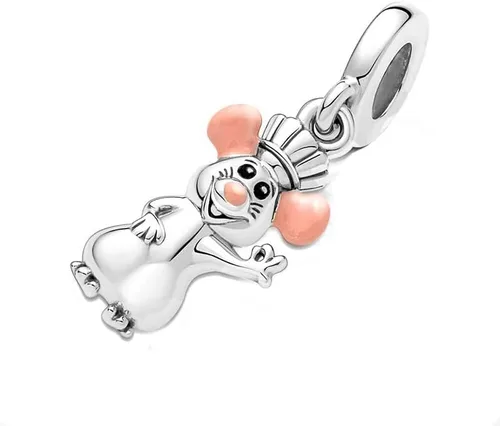 Vista 3 de Colgante de plata de ley 925, joyería para niña, regalos para mujer, pulsera y collar