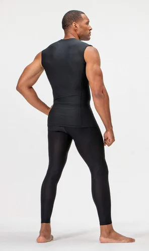 Vista 7 de DEVOPS Paquete de 3 camisas de compresión atléticas sin mangas para hombre