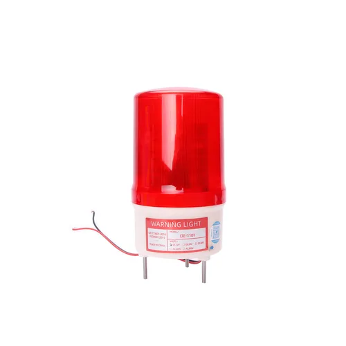 Vista 5 de Bettomshin Bombilla de advertencia estroboscópica, 12 V CC 10 W, torre de señal industrial, sin zumbador, lámpara indicadora de alarma para obras