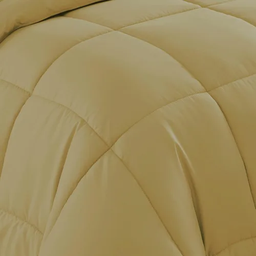 Vista 4 de Sweet Home Collection - Juego de 7 piezas en una bolsa con edredón liso con relleno alternativo, suave para todas las estaciones y lujosas sábanas