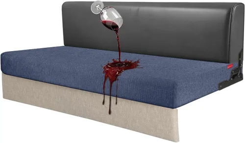 Vista 19 de Fundas de cojín impermeables para sofá, funda elástica lavable con diseño elástico antideslizante, protector de muebles para mascotas y niños