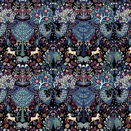 Vista 5 de Vera Bradley Monedero Glenna de algodón para mujer