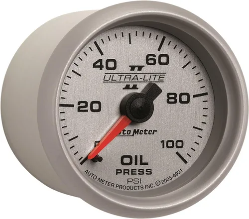 Vista 3 de Auto Meter 4921 Ultra-Lite II Manómetro de aceite 2.3125 pulgadas