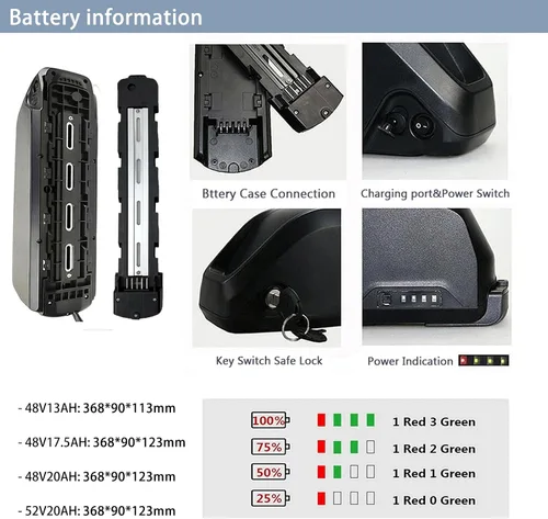 Vista 5 de BAFANG BBSHD 48V/52V 500W 750W 1000W Kit de transmisión media con batería opcional BBS01 BBS02 8FUN Kit de conversión DIY con pantalla LCD y plato