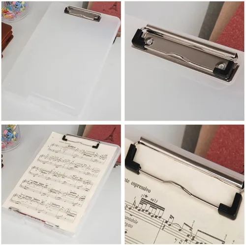 Vista 6 de Carpeta de archivos de plástico para almacenamiento en portapapeles, caja de archivos, carpeta de documentos, portapapeles, organizador de archivos