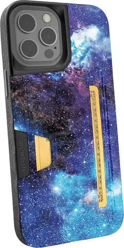 Vista 59 de Smartish Funda tipo cartera para iPhone 11 Pro - Wallet Slayer Vol. 2 [soporte protector delgado] tarjetero (seda) - Black Tie Affair