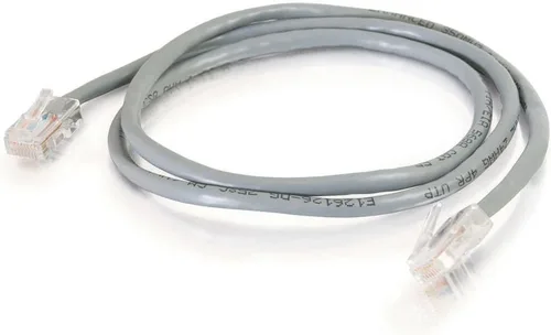 Vista 20 de C2G 24494 Cable cruzado Cat5e - Cable de conexión de red sin blindaje sin arranque, naranja (3 pies, 3.0 ft)
