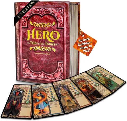 Vista 14 de Hero: Tales of The Tomes - por Tomekeeper Entertainment - Juego de cartas de batalla para adolescentes y adultos - Baraja comunitaria - Sin