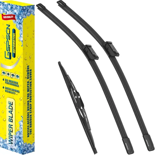 Vista 20 de GSPSCN 2 limpiaparabrisas de repuesto para Cooper R55, R56, R57, 2013, 2014, 2015, 19 + 18 pulgadas (juego de 2)