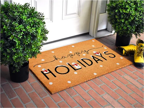 Vista 7 de Calloway Mills Felpudo con diseño de muñeco de nieve (multicolor, 17 x 29 x 0.60 pulgadas)